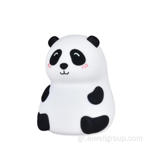 Panda Cartoon Silicone LED Baby Lamp